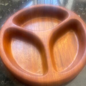 Dansk Vintage Wood Bowl set, mid century beauty. Very solid, gorgeous